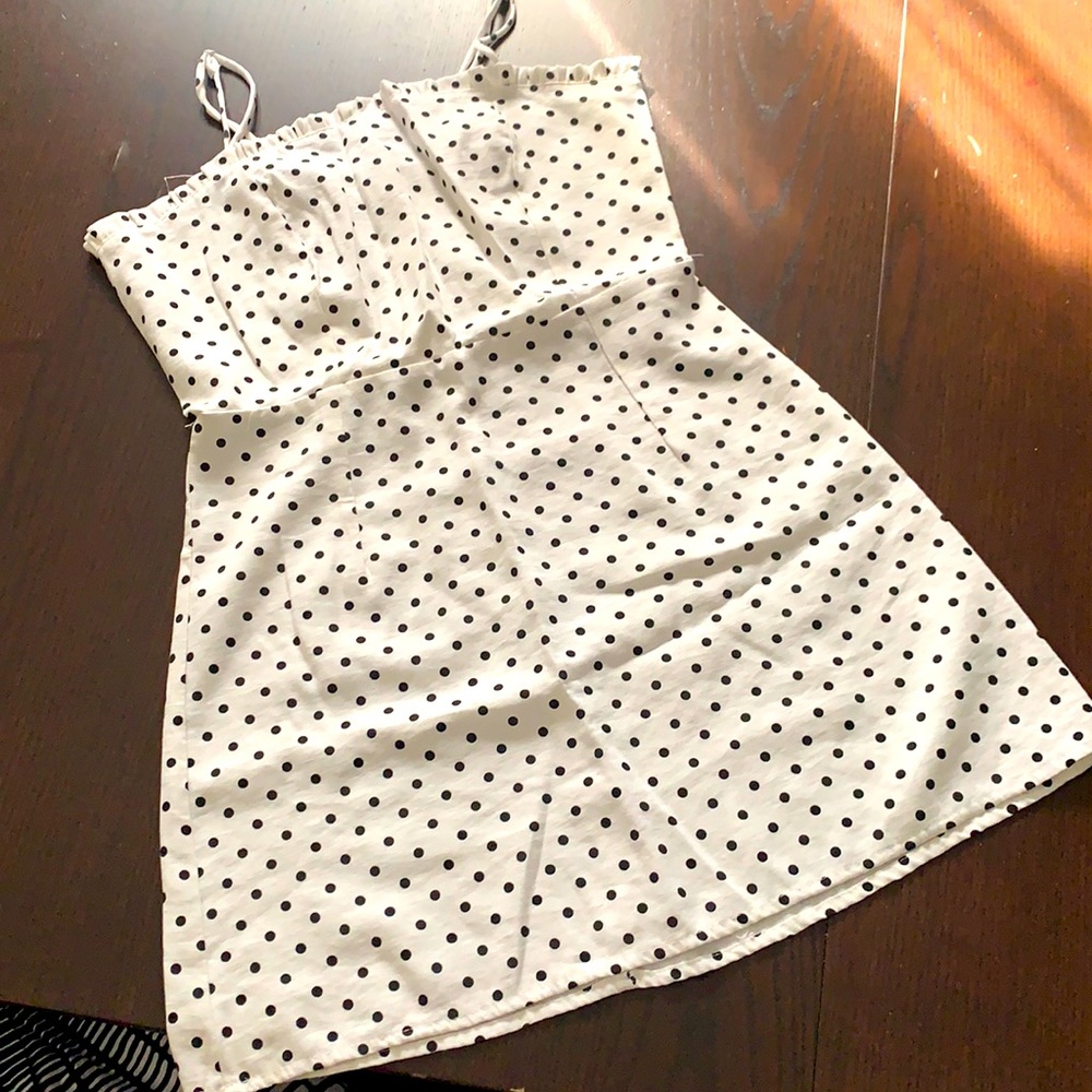 White mini dress